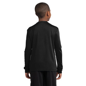 Sport-T-shirt à manches longues 100% polyester UV Pro pour jeunes - Product Image 5