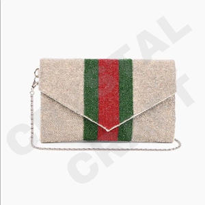 Rose Let S Go personnalisé perlé fête pochette sac de soirée concepteur dames sacs à bandoulière sacs à main de luxe et sacs à main fêtes - Product Image 4