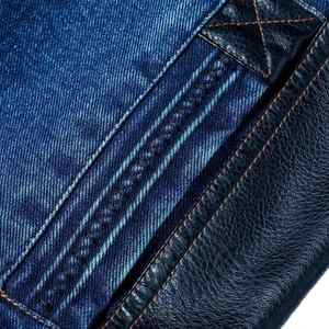 Custom Made <b>Denim</b> <b>Jacket</b> <b>Men</b> Casual Solid Color Pocket Thin <b>Jacket</b> <b>for</b> <b>Men</b> Style Spring High Quality <b>Denim</b> <b>Jacket</b> - Product Image 4