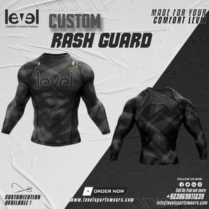 Personnalisé UPF50 + Mma Rash Guard Raglan Manches Courtes Protection UV Rashguard Enfants Surf Shirt Sublimation Imprimé Rash Vest - Product Image 2