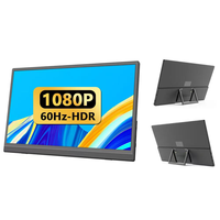 1920x1080P Ultra Slim 15,6 Zoll 1080p Mini HD Tragbarer Monitor für Laptop/PC/Smartphone