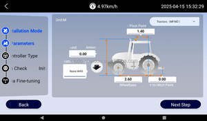Sistema de Dirección GPS RTK para Tractor con Piloto Automático, Motor y Caja de Cambios, Precisión de 2.5cm, 12V para Uso Agrícola - Product Image 4