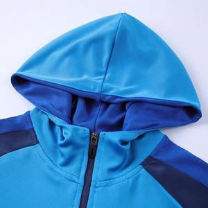 Football Sports Warm Up Survêtement Match Vestes D'entraînement avec Capuche et Pantalon Ensemble Uniforme Joueurs Après Le Jeu Hôtel Aéroport Uniforme - Product Image 1