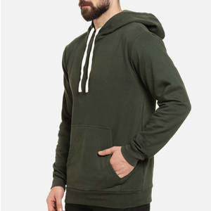 Sweat à capuche surdimensionné pour homme, couleur vert olive, hiver, premium |   Pull en molleton 100% coton |   Sweat-shirt à capuche luxueux au toucher doux, contrasté - Product Image 6