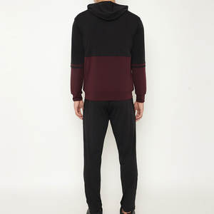 OEM ชุดวอร์มลำลองสำหรับฤดูหนาวของผู้ชายสีทึบระบายอากาศได้ดีขนาดพิเศษ - Product Image 4