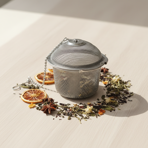 Hot Sale Premium-Mesh Large-Capacity 3008675L Stainless Steel Reusable Nordic Style <b>Tea</b> <b>Infuser</b> Easy to Use & Clean - Product Image 2