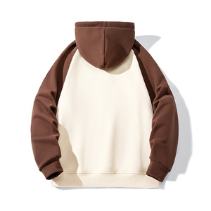 เสื้อฮู้ดดี้ผู้ชายทรงโอเวอร์ไซส์ พิมพ์ลายตามสั่ง ผ้าฝ้ายอย่างดี เสื้อฮู้ดดี้สั่งทำพิเศษ - Product Image 5