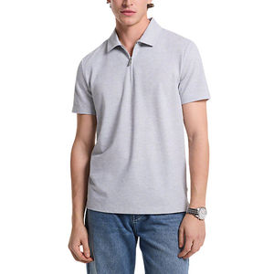 Camiseta de Golf Casual de Manga Corta para Hombre, de Alta Calidad, con Estampado Personalizado del Fabricante, Estilo Básico, Sólido, Elegante, Transpirable, de Punto, para Verano - Product Image 3