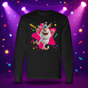 Camiseta de Manga Larga Star Joy para Niñas, Diseño Divertido y Animado para Uso Promocional - Product Image 3