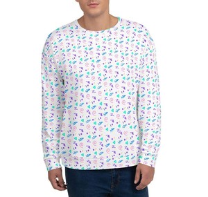 320G100% algodón Sudadera de alta calidad Sudadera de algodón orgánico de peso pesado Logotipo personalizado Sudadera de cuello redondo de gran tamaño en blanco - Product Image 1