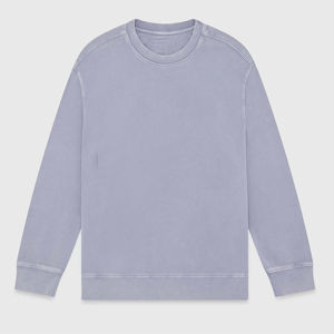 Sweat-shirt élégant en polaire française pour hommes, col rond confortable et durable avec impression en relief pour les vêtements décontractés et de travail - Product Image 1