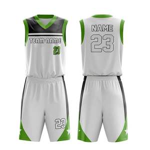 2022-2026 Uniforme de baloncesto reversible más vendido Nuevo diseño Ropa deportiva transpirable para equipos Conjuntos estampados de verano de talla grande - Product Image 4