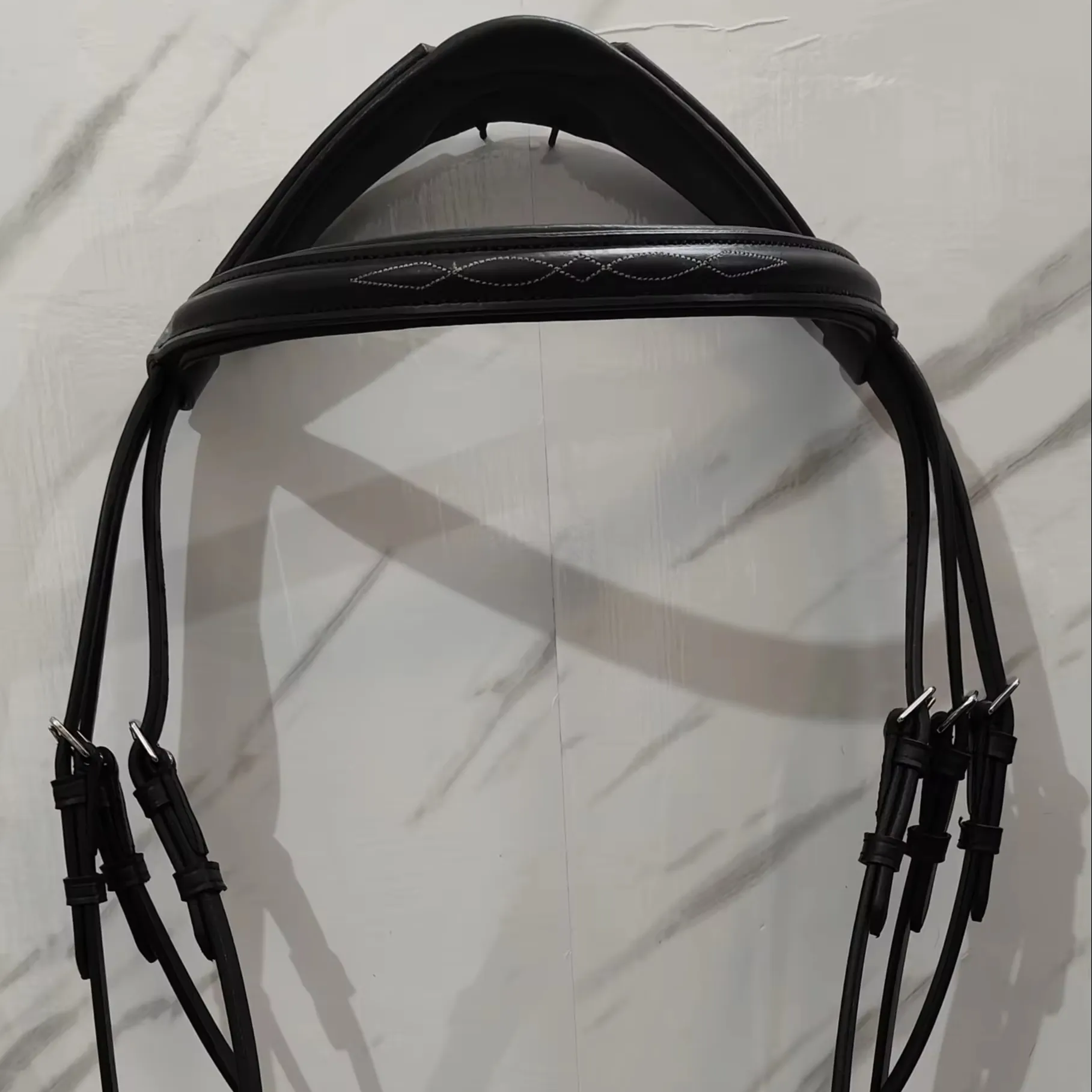 Premium Quality Indian Leather Bridle with Leather Reins All Sizes For Horses By Adeefa Enterprises.