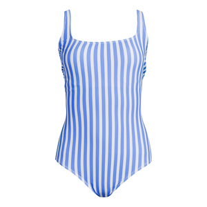 Venta al por mayor Traje de baño Mujer Ropa deportiva de carreras Trajes de baño de una pieza Estampado de contraste Color Aventura Nadar Nuevo Retro Traje de baño Mujer - Product Image 6