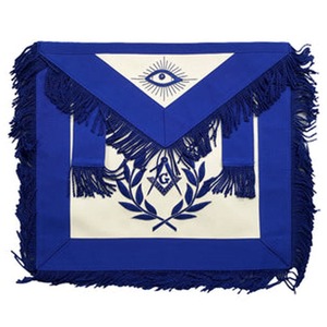Tablier maçonnique MASTER MASON brodé à la main avec boussole carrée personnalisé en gros - Product Image 2