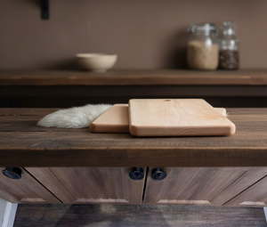 Tabla de Cortar Rectangular de Madera Natural de Primera Calidad, Acabado Liso, Resistente y Duradera, Tabla de Cortar Carne Ecológica - Product Image 5