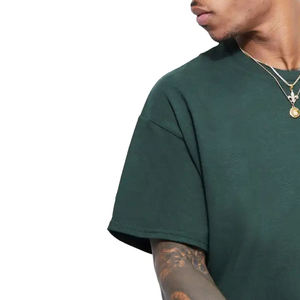 Camisetas de calle lavadas con ácido para hombre Logotipo personalizado 100% algodón Ligero Transpirable Ajuste de gran tamaño OEM disponible - Product Image 4