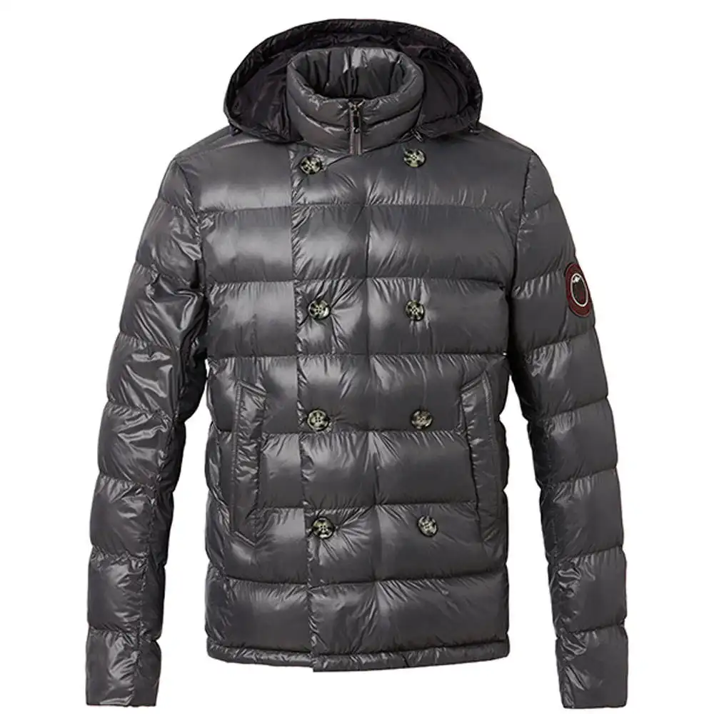 Hoge Kwaliteit 2023 Winter Puffer Jas Outdoor Kleding Dikke Capuchon Bubble Jassen Custom Logo Puffer Jassen Voor Mannen