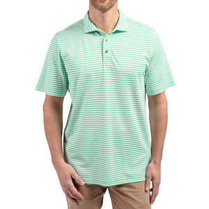 Polo de Golf de manga corta Patrón de rayas Ropa de hombre Polos transpirables de alta calidad para hombres Camisas para deportes Hecho en Vietnam - Product Image 3