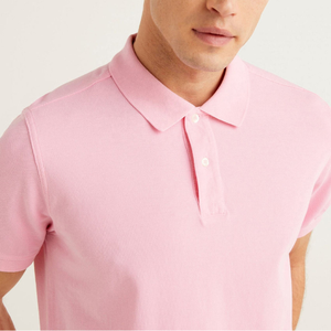 เสื้อโปโลแขนสั้นสำหรับผู้ชายเสื้อยืดผ้าฝ้ายโพลีเอสเตอร์พิมพ์โลโก้แบบออกแบบได้ตามที่ต้องการ - Product Image 2