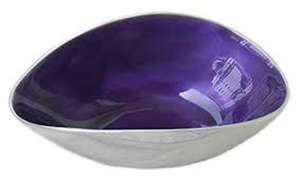 Modern Shiny <b>Red</b> & White Tabletop Decorative Serving Bowl Disposable Aluminium Cast Metal Beautifully Polished Nuts & <b>Dates</b> Bowl - Product Image 5