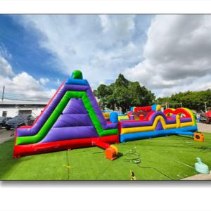 42ft Yuedong Gonflable Géant Rebond <span class=keywords><strong>Maison</strong></span> Toboggan Arc Obstacles Cours Croix Coloré Jouer <span class=keywords><strong>Jeu</strong></span> - Product Image 1
