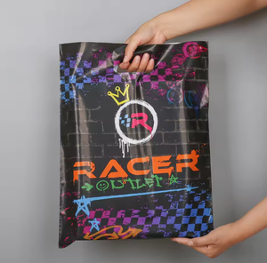 Wholesale Eco-Friendly Shopping <b>Bags</b> With Thick Die Cut Handles Plastic Shopping <b>Bags</b> for Clothes Recyclable Die Cut <b>Bags</b> - Product Image 4