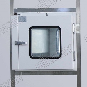 Caja de Paso para Cuarto Limpio con Interbloqueo Mecánico y Puertas Dobles de Acero Inoxidable para Áreas Clasificadas ISO - Product Image 2