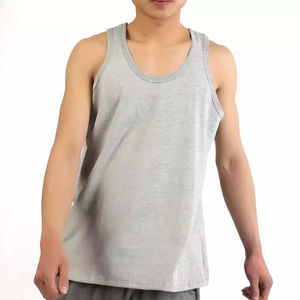 Venta directa de fábrica 2025 Material personalizado Top de alta calidad personalizado nuevo verano casual Hombre Top sin mangas camisetas sin mangas - Product Image 1