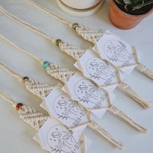 2025 MEJOR soporte bohemio para marco de fotos de macramé tejido a mano de calidad premium para decoración de hogar, hotel y oficina - Product Image 3