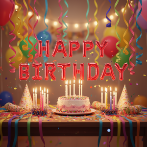 Globos Rojos de Cumpleaños de 45cm, Paquete de 12 Unidades, Decoraciones para Fiestas - Product Image 2