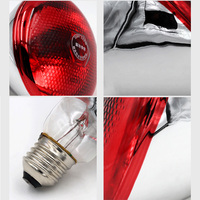 Nouvelle lampe chauffante infrarouge robuste à économie d'énergie, lumière chaude avec contrôle de température professionnel pour l'élevage de volailles et de porcs