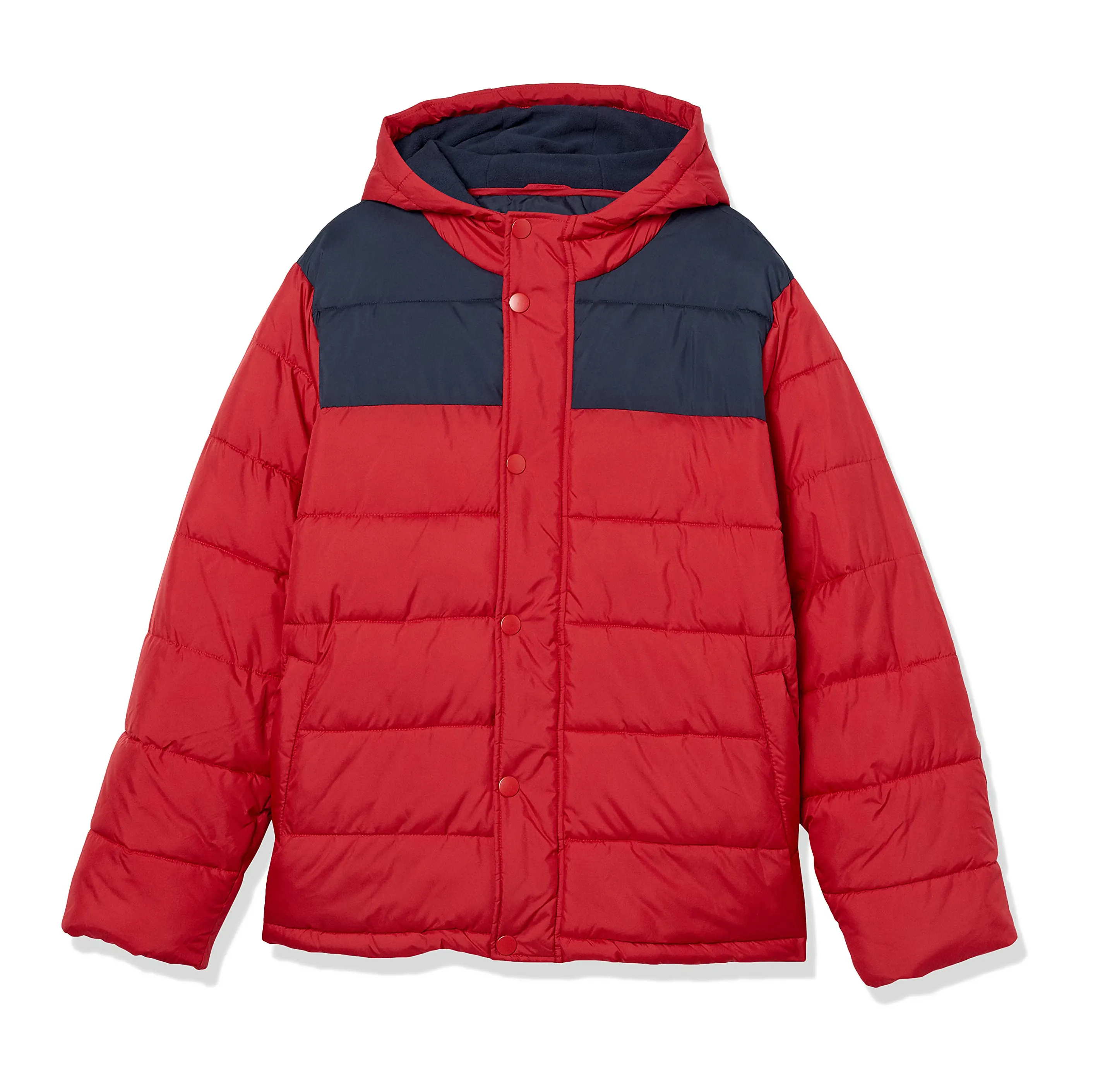Gabby Loop Kids Red Winter Series Warm Hooded 90% Duck Down Coat Quilted Puffer Jacket For Children