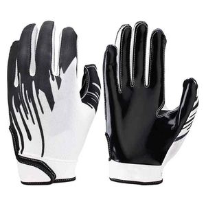 Guantes de Fútbol Americano de Diseño Innovador con Agarre Fuerte y Spandex Resistente para Jugadores - Product Image 5