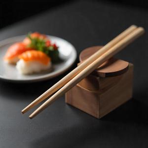 Stylish <b>Reusable</b> Bamboo <b>Chopsticks</b> Lightweight Durable Smooth Finish Handmade Eco-Friendly for Wedding Sushi Noodles Dumplings - Product Image 2