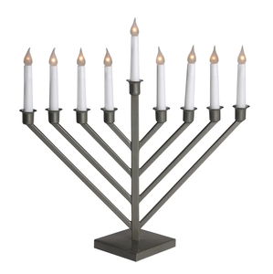 Bougie menorah en laiton moderne or et argent pour décoration de Noël centre de table de mariage bougeoir maison décor de table - Product Image 4