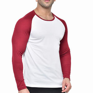 T-shirt en coton tricoté respirant à manches longues surdimensionné pour homme de haute qualité 2025 Fabriqué au Pakistan - Product Image 4