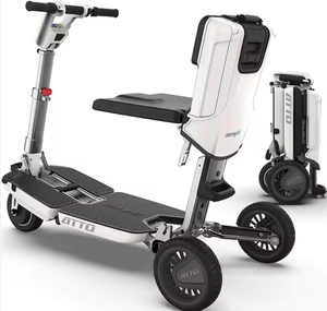 รถเข็นไฟฟ้าพับได้แบบพกพาขนาดใหญ่ น้ำหนักเบา ใช้แบตเตอรี่ลิเธียม สำหรับการเดินทางและผู้พิการ - Product Image 1