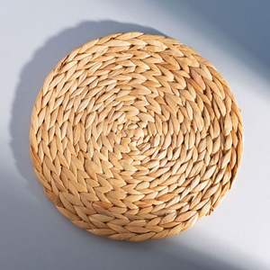 De Blue Lotus Vietnam Service en osier écologique fait à la main en gros napperon carré en rotin napperon jacinthe d'eau - Product Image 5