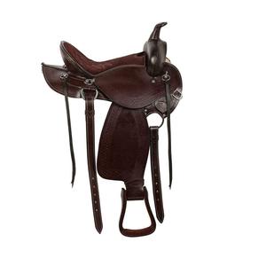 Calidad superior 100% hecho a mano estilo inglés sillín occidental cuero duradero equitación deportes ecuestres entretenimiento - Product Image 1