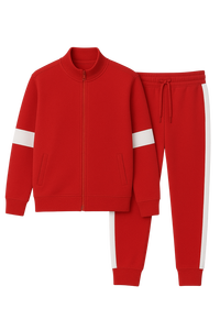 Ensemble de survêtement deux pièces à capuche pour homme – Qualité professionnelle, respirant, polyester/coton – Vêtements de sport d'hiver – Vente en gros - Product Image 2