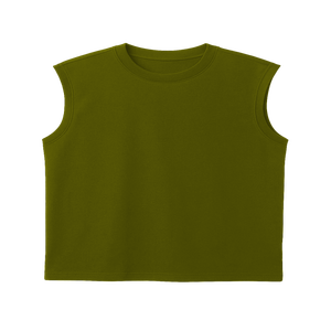 Camiseta sin mangas de algodón de punto satinado para hombre, corte ajustado, cuello redondo, estilo urbano, color liso, secado rápido, con logo personalizado, ropa deportiva. - Product Image 4