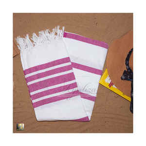 Custom Logo Soft Absorbent Turkish Cotton Fouta Peshtemal <b>Beach</b> <b>Towel</b> Quick Dry <b>Lightweight</b> Sand Free Factory OEM Bulk Wholesale - Product Image 3