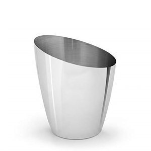 Élégant seau à glace en métal brun de 3 litres avec poignée refroidisseur à vin pour restaurants, bars, hôtels et fêtes - Product Image 3