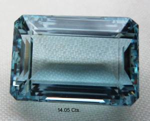 Santa Maria aigue-marine coupe rectangulaire taille calibrée aigue-marine pierre précieuse en vrac haute qualité bleu ciel naturel aigue-marine - Product Image 3