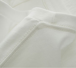 T-shirt en gros 300 GSM, personnalisé, de haute qualité, poids lourd, 100% coton, noir et blanc, t-shirt en coton pour homme - Product Image 6