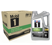 Huile moteur automobile Mobil 1, lubrifiant anti-usure, économie de carburant, SAE 0W-16, lot de 3, 5 Qt, fabriqué aux États-Unis, 124322