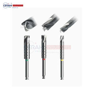 Jeu d'instruments à broches parallèles pour implants dentaires Alimentation manuelle comprenant des perceuses pilotes courtes et longues Bouchons de perceuse conique en plastique et métal - Product Image 4