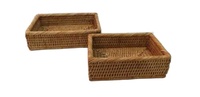 Corbeille à pain de taille personnalisée de qualité supérieure élégant Jute maison cuisine boulangerie outils moules Rectangle rotin de haute qualité pour