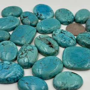 Cabujón de Magnesita Azul 100% Natural de Alta Calidad AAA+, Piedra Preciosa Suelta de Tamaño Personalizado para Joyería, Lote de Tamaños Variados IBRAHIM GEMS - Product Image 2